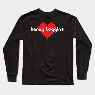 Kenny loggins -> pixel art Long Sleeve T-Shirt